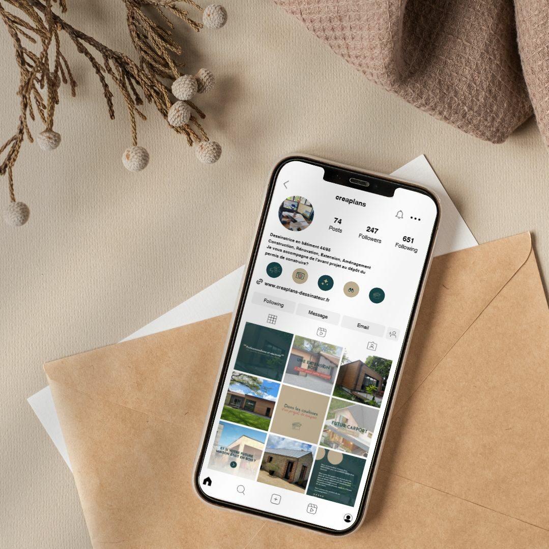 Création de maquettes de posts prêtes à l'emploi et modifiables.