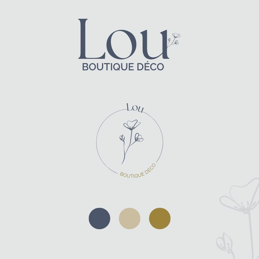 Création d'un logo pour une boutique déco